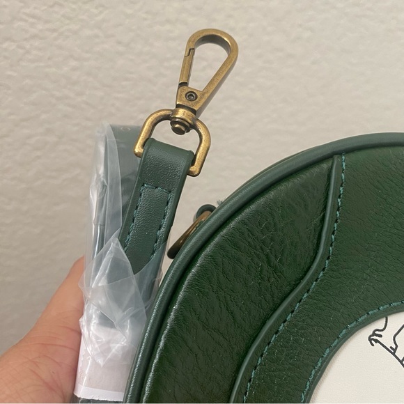 Cute Anime Round Circle My Neighbor Totoro Leather Crossbody Bag T6 - Picture 9 of 16